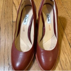 Clark’s Ellis Edith Cushioned Heels/Pumps~ 8